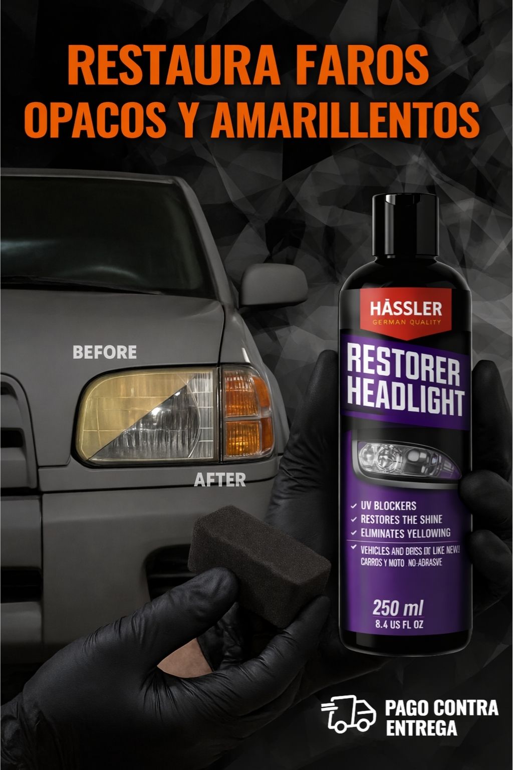 Renovador de Faros Premium - Hassler V2