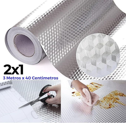 Papel Aluminio Adesivo
