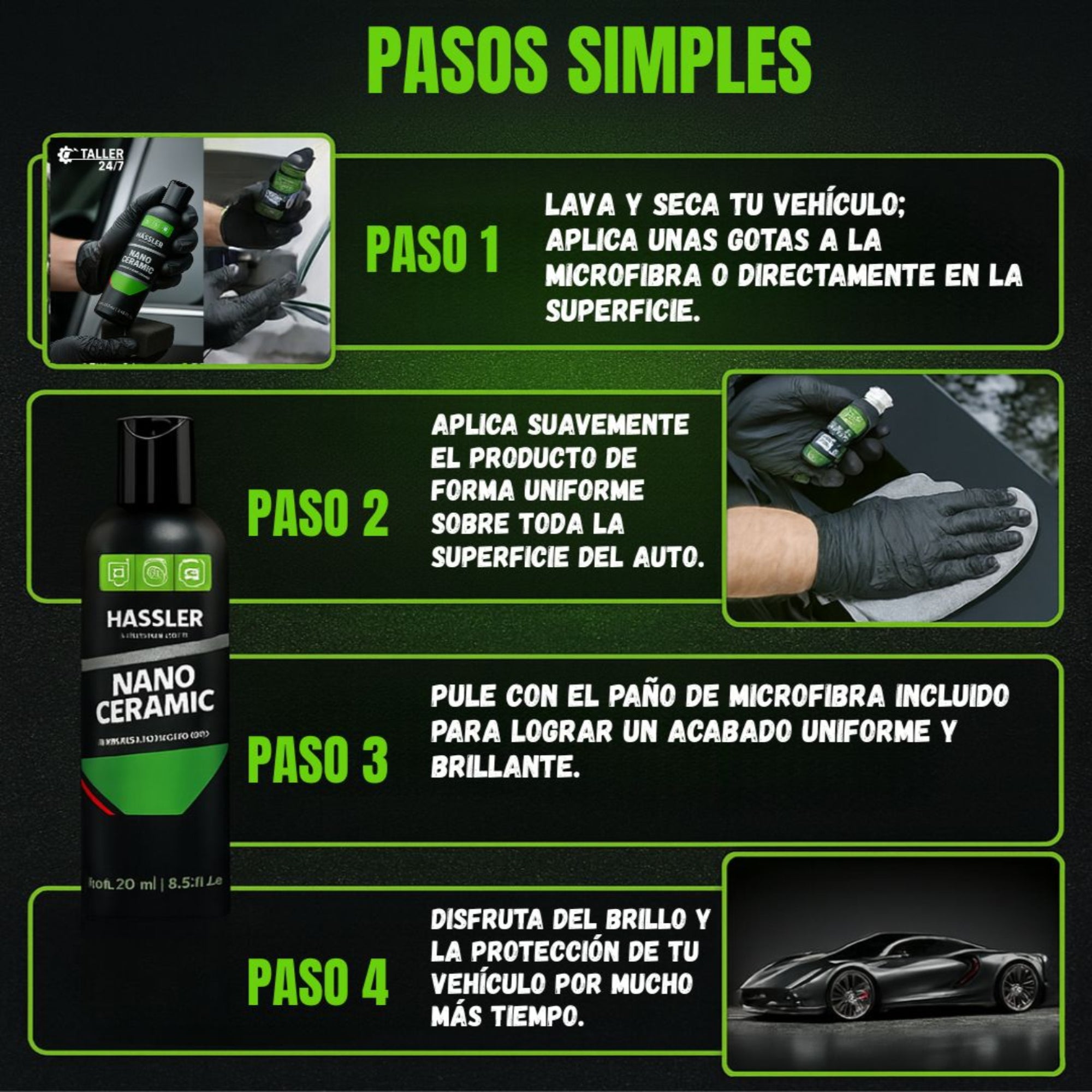 Nanocerámico Premium – Brillo y Protección de Lujo