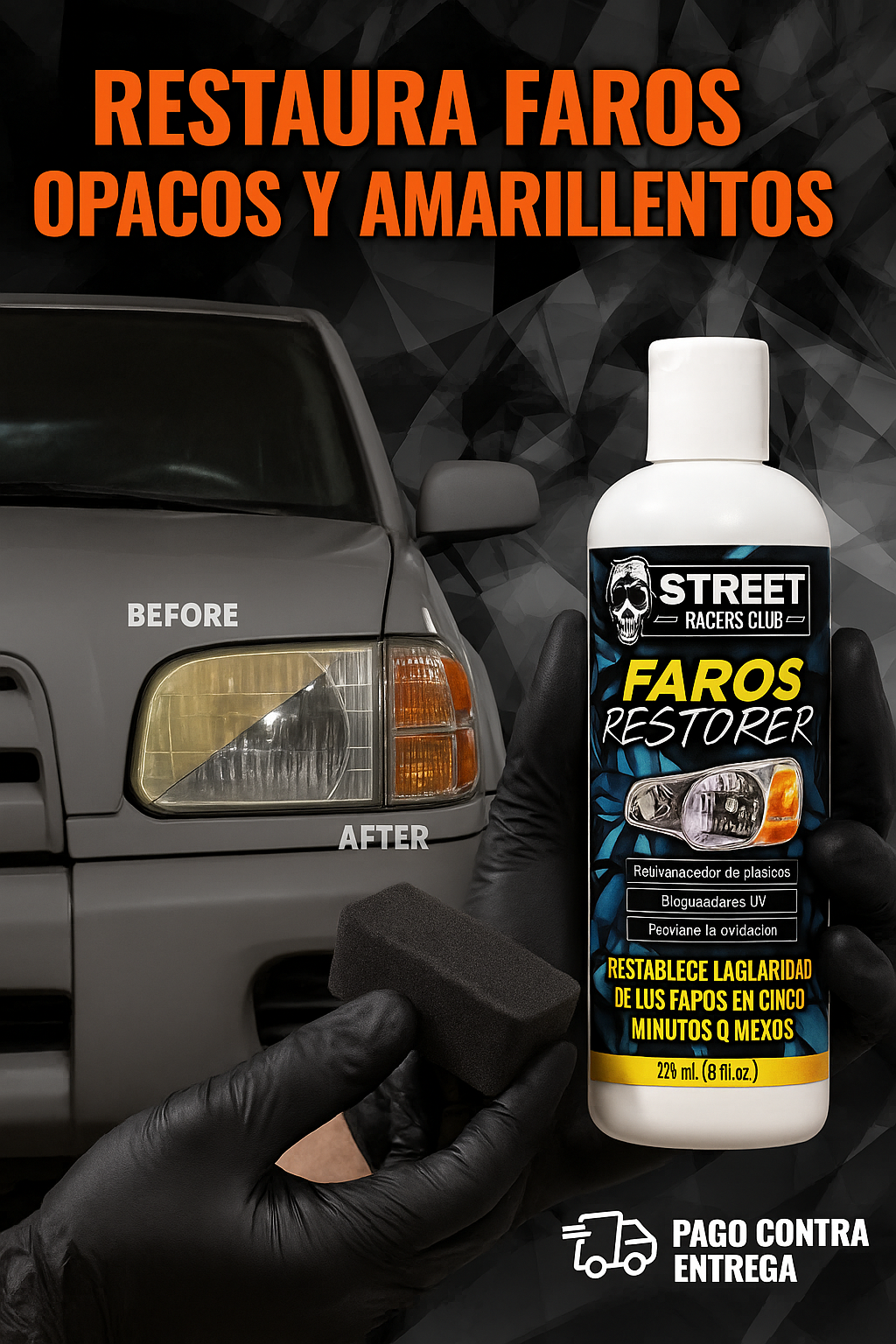 Renovador de Faros Premium