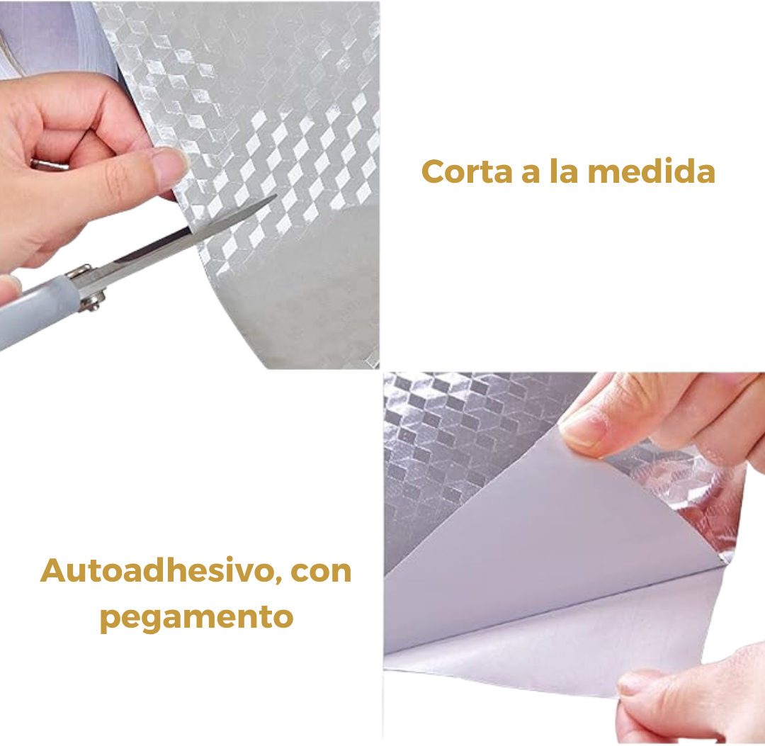 Papel Aluminio Adesivo