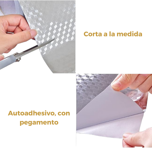 Papel Aluminio Adesivo