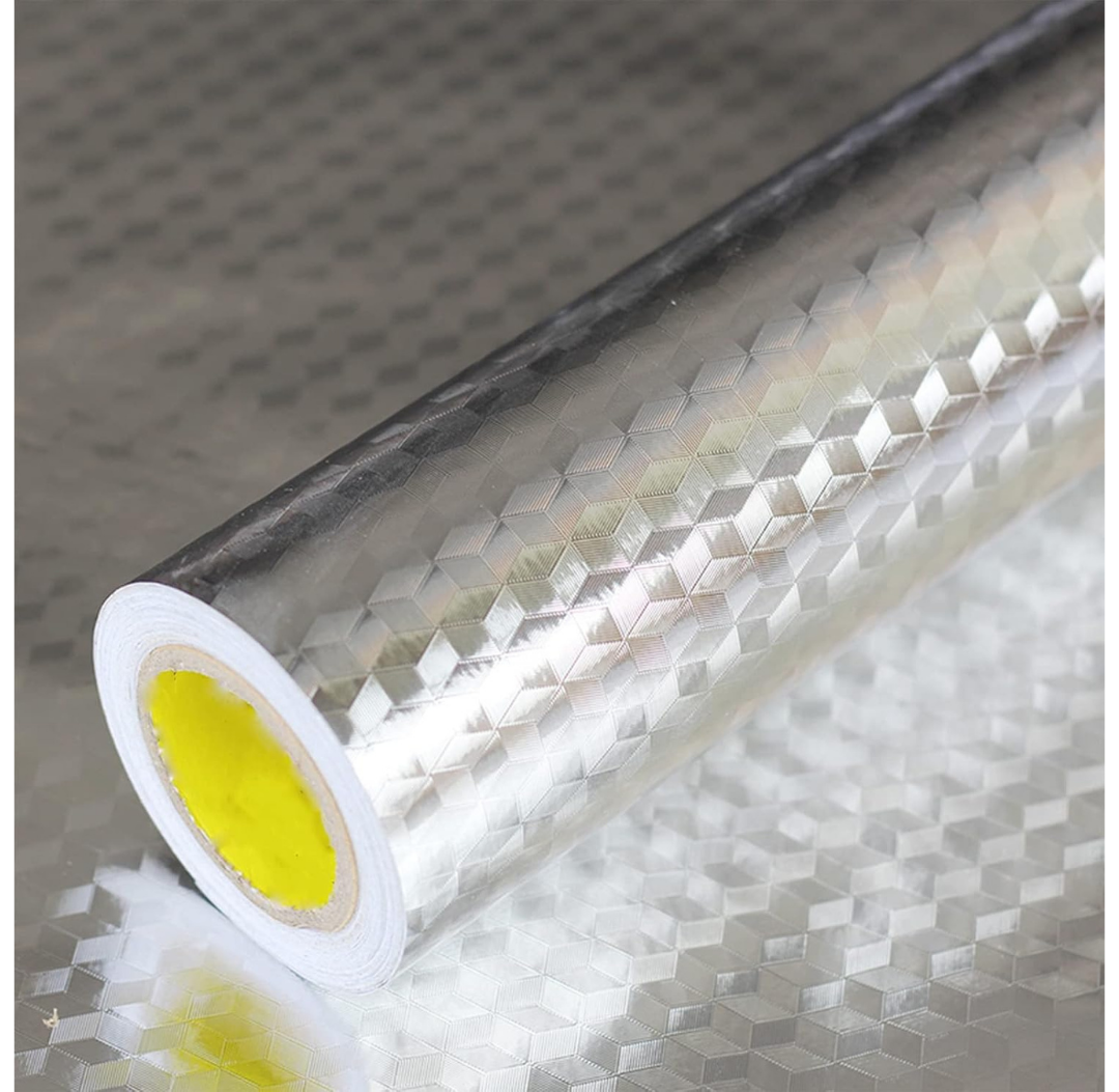 Papel Aluminio Adesivo