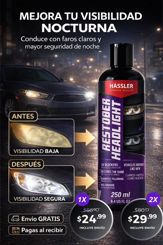 Renovador de Faros Premium - Hassler V2