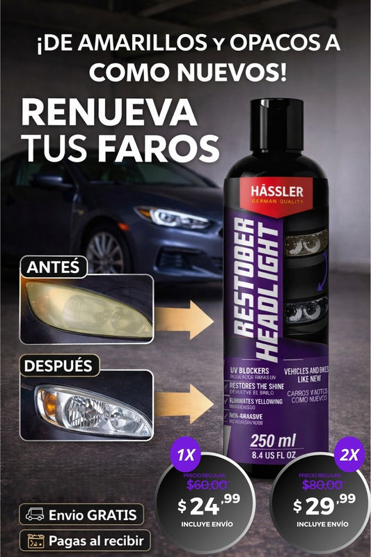Renovador de Faros Premium - Hassler