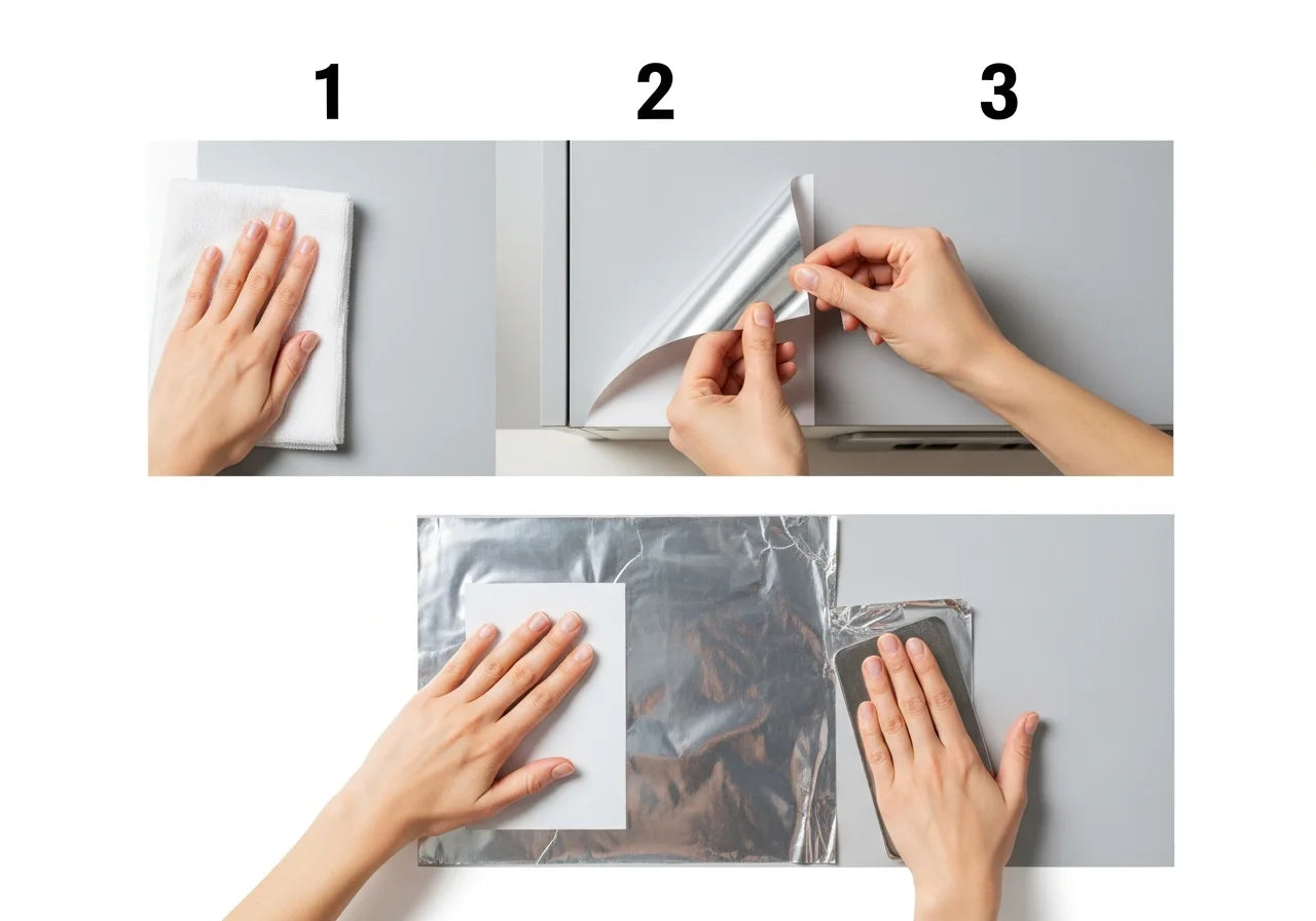 Instalación en 3 pasos simples sin herramientas